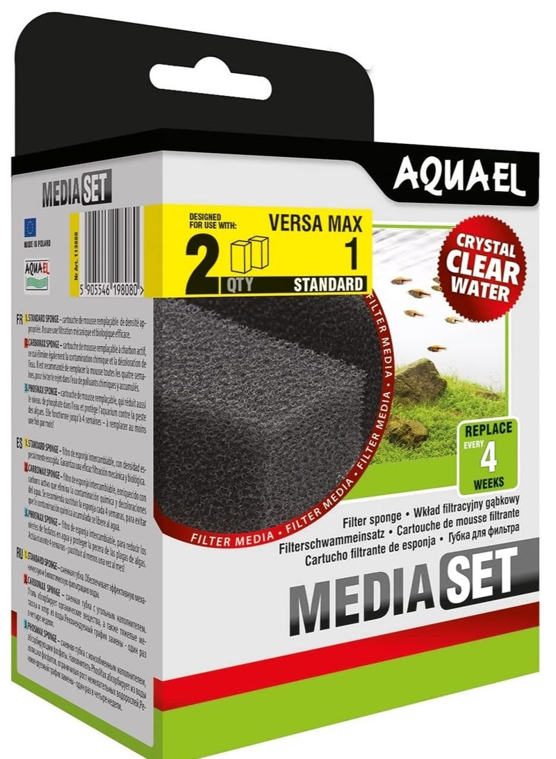 AQUARIUM Aquael Filter Sponge For Versa Max 1 - 2pcs