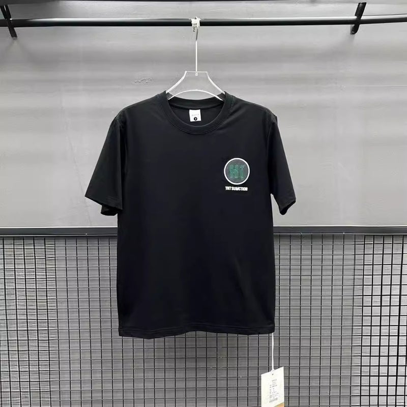 Summer Trendy Brand Fashion Letter Printing Slim-Fit Men'S Short-Sleeved Top T-Shirt Trendy Men'S All-Match Casual Round Neck Half-Sleeved T-Shirt - Image 5