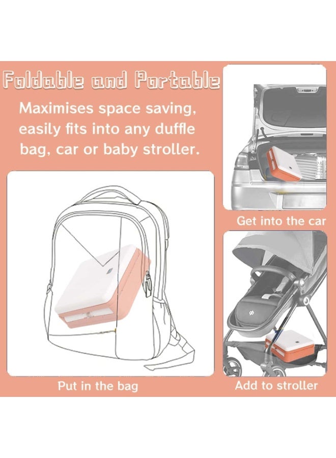 Mitoy 3-in-1 Travel Potty, Foldable Kids Training Toilet Seat, Kids Portable Potty, Childrens Car Potty Chair, with Storage Bag and 20pcs Potty Liners, for Camping Park Indoor Outdoor - Image 4