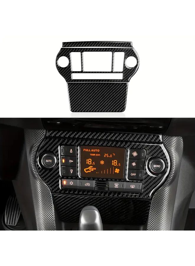 Black Carbon Fiber Dashboard Trim Set for FIAT Bravo 2007 2014 - Image 4