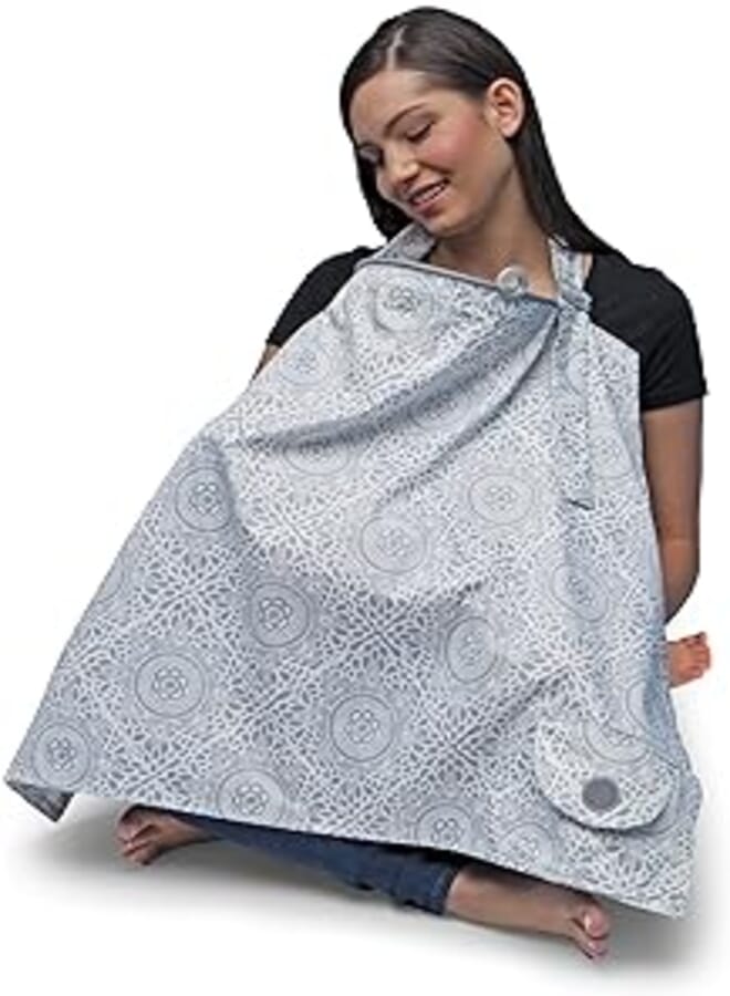 Boppy Nursing Cover for Breastfeeding, Boho Gray