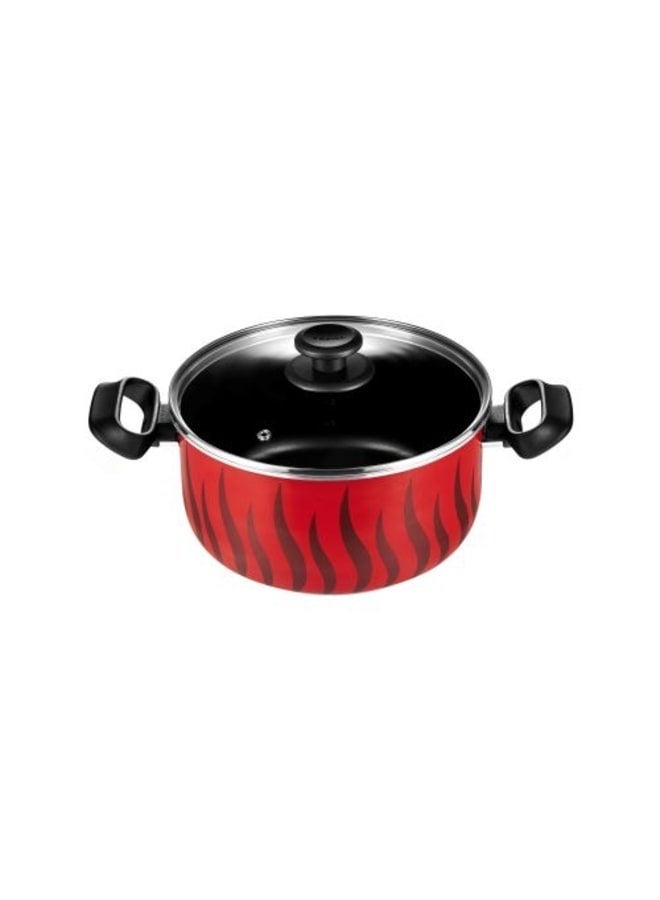 Tefal Tempo 8 Pcs Set  Gl (18-20-24-26) Red - Image 2