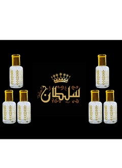 6 Pieces Mixed Sultan Perfumes Is Stable and Lasts Long Economical Package 12 Ml