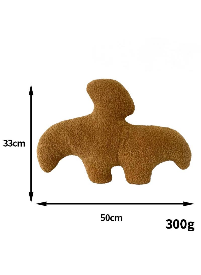 General - Creative Plush Doll Dinosaur Chicken Nugget Doll Pillow Plush Toy - Image 1