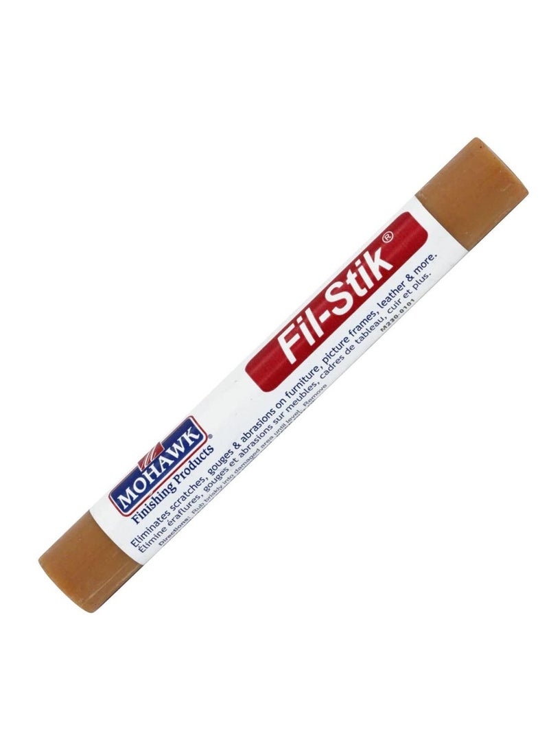 Mohawk Finishing Products Mohawk Filstik Natural Amber M230 0101, Semi Hard Putty Filler for Wood and Furniture Scratches - Image 1