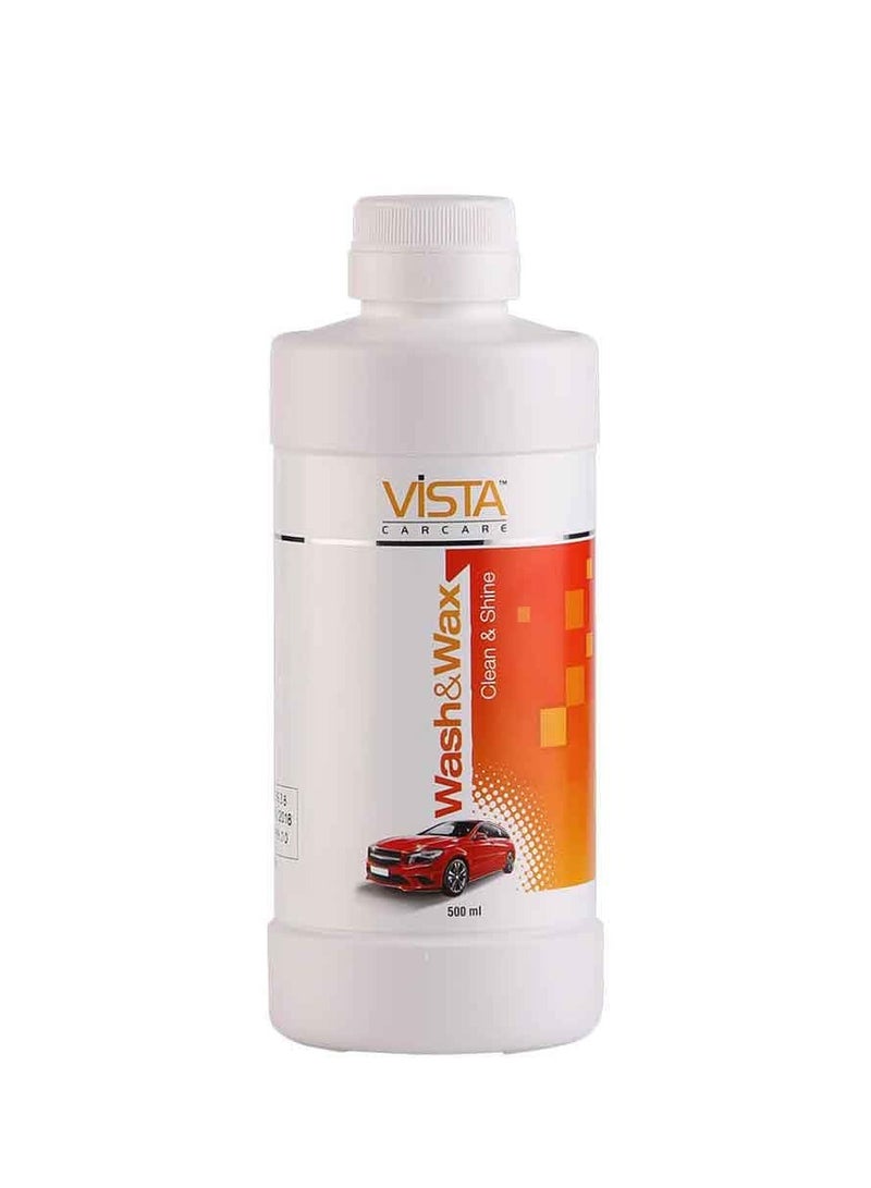 Vista Wash and Wax 500ml - Image 1