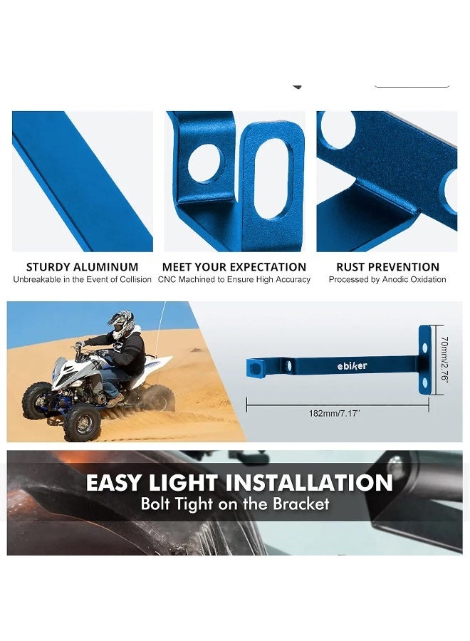 Ebiker CNC Machined Rear Turn Signal Light Mount Bracket for Yamaha Raptor - Image 2