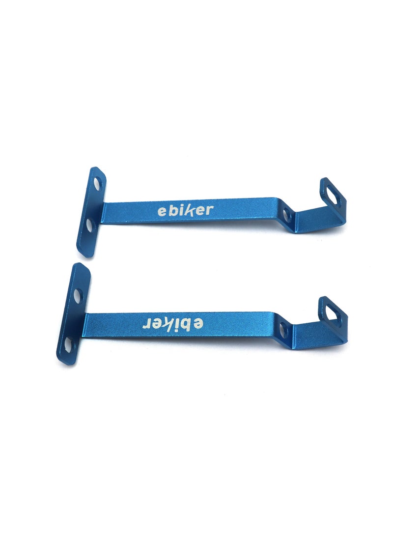 Generic Pair of CNC machined Rear Turn Signal Light Mount Bracket Holder For Yamaha Raptor 700, Blue  - Image 1