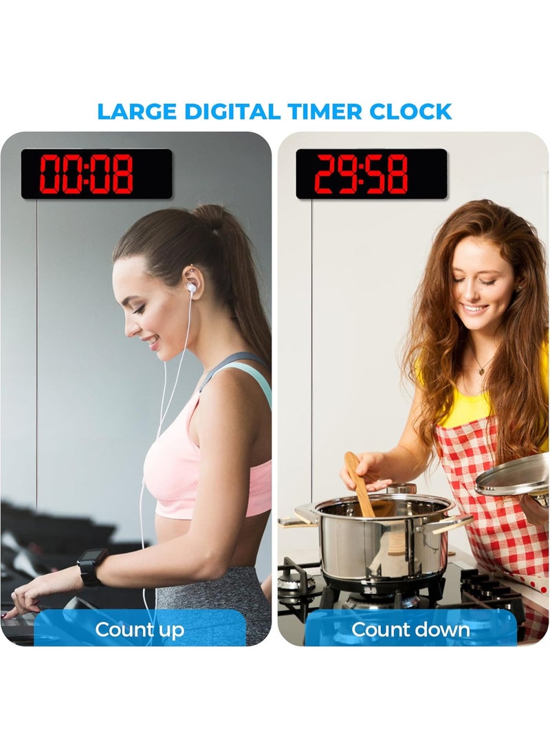 Sukeen LED Digital Alarm Clock with Large Display, Temperature & Date – Remote Control Desk/Table Clock (Model 6629) - Image 4