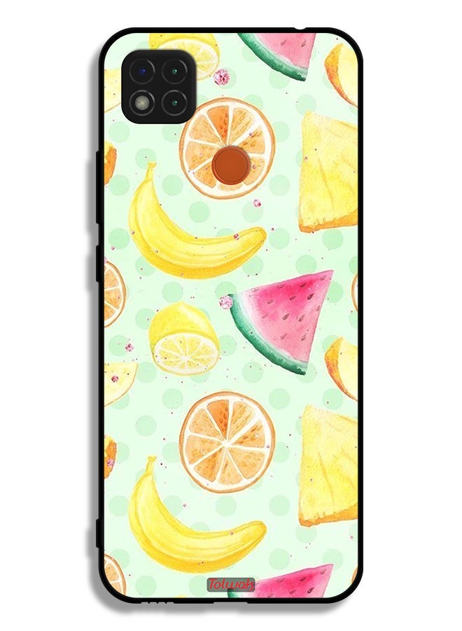 Tolwak Xiaomi Redmi 9C Protective Case Cover Fruits Watercolor Art - Image 2
