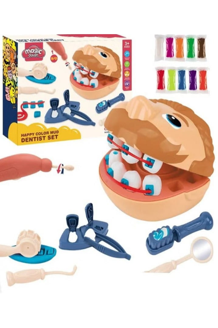 مجموعة لعب دكتور دريل آند فيل - مجموعة طبيب الأسنان الصغير - Image 1