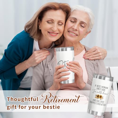 Veryhomy Retired 2026 Tumbler - Retirement Gifts For Women, A Wise Woman Once Said Stainless Steel 20Oz Tumbler - Christmas Gift for Retired Women, Farewell Gifts for Coworkers, Mom, Teacher, Nurse, Boss - Image 5