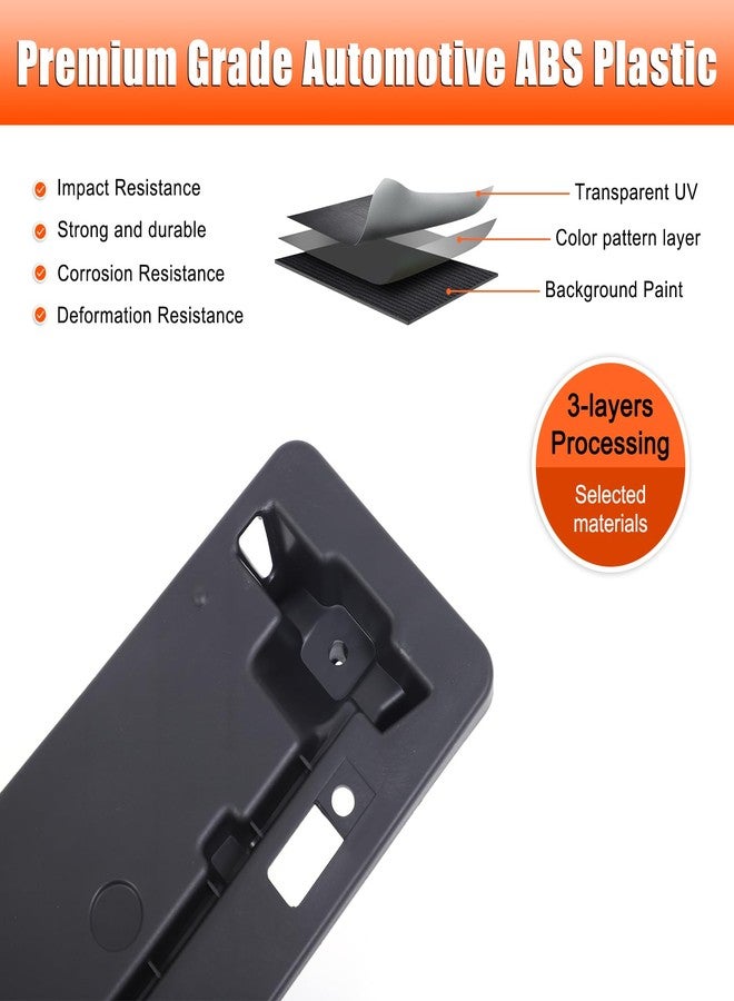 Sekhyna License Plate Frame Bracket for Lexus RX 350 450H 350L 450hL 2016-2019,No Drill Front Bumper License Plate Holder Mount Adapter Relocation Kit Accessories 521140E111,15189538 - Image 2