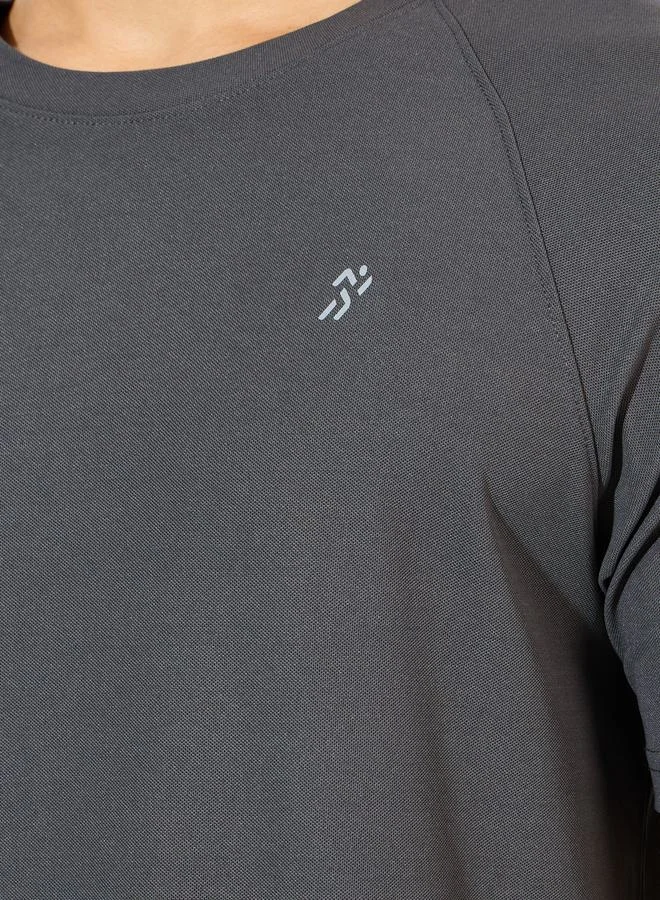 Styli Active  Micro Pique Quick Dry Raglan Regular Fit T-Shirt for Men | Best Price UAE