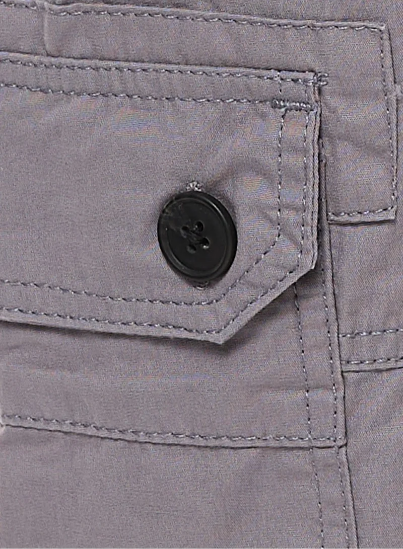 Victor And Jane  BOYS CLASSIC CARGO SHORTS- GREY for Men | Best Price UAE