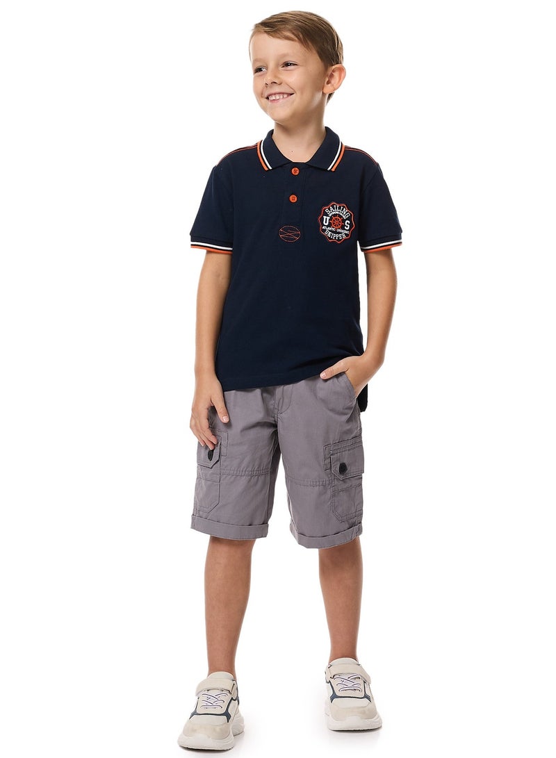 victor and jane BOYS CLASSIC CARGO SHORTS - Image 1
