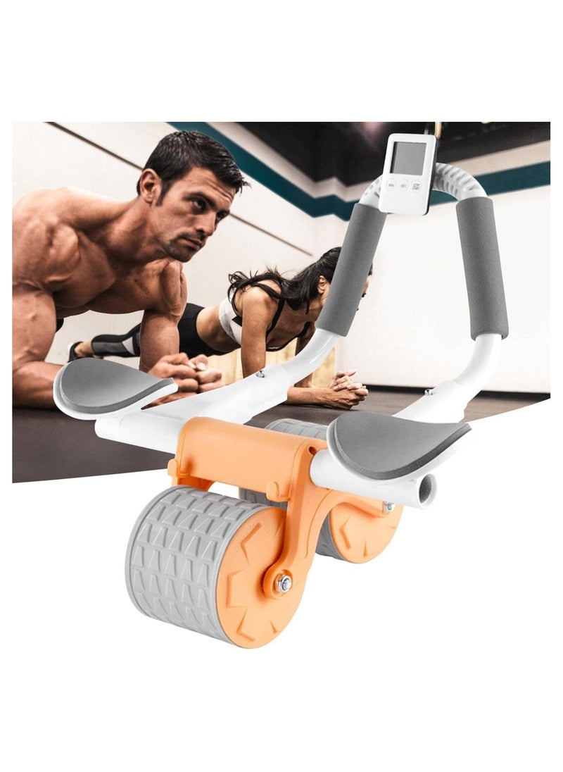 Automatic Rebound Abdominal Roller | Abdominal Workout Wheel for Gym - Ab Workout Wheel with Knee Pad, Exercise Equipment for Core Workout, Home, Gym  - Image 2