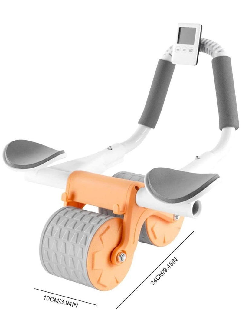 Automatic Rebound Abdominal Roller | Abdominal Workout Wheel for Gym - Ab Workout Wheel with Knee Pad, Exercise Equipment for Core Workout, Home, Gym  - Image 3