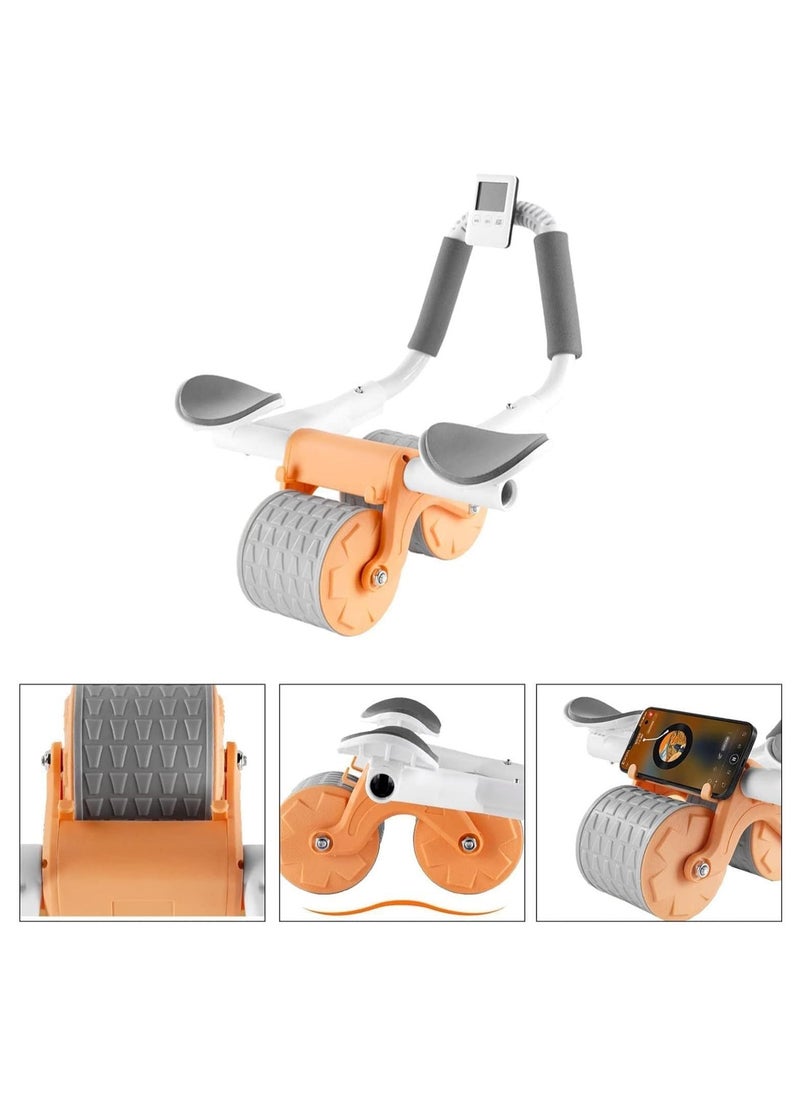 Automatic Rebound Abdominal Roller | Abdominal Workout Wheel for Gym - Ab Workout Wheel with Knee Pad, Exercise Equipment for Core Workout, Home, Gym  - Image 4