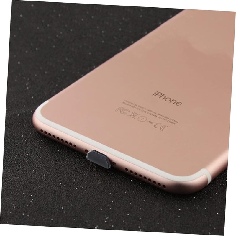 Artibetter 10 Pack Black Dust Plugs for Phone Charging Ports Type C Outlet Cover - Image 3