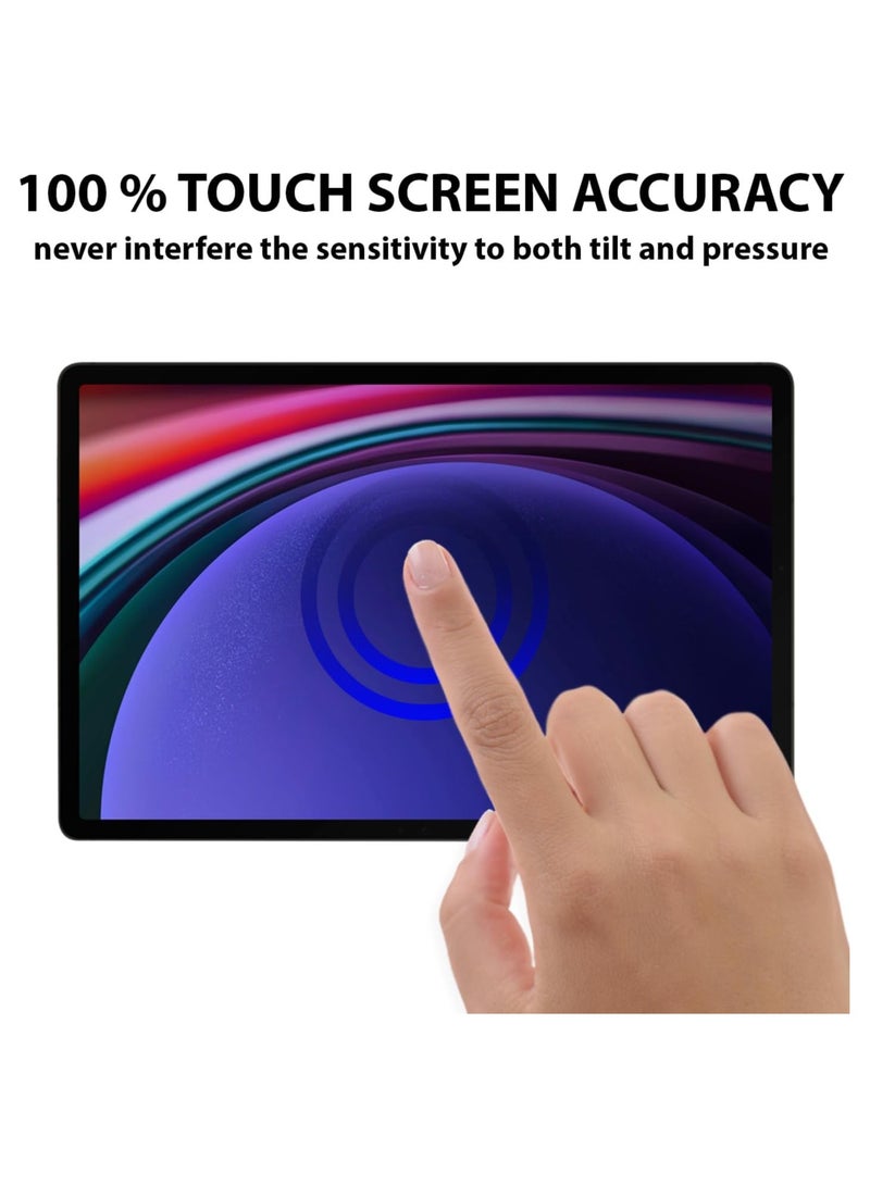 DUSALA Screen Protector compatible with Samsung Galaxy Tab S9 2023 Tempered Glass Film HD Full Coverage Easy Installation Bubble Free Application - Image 4