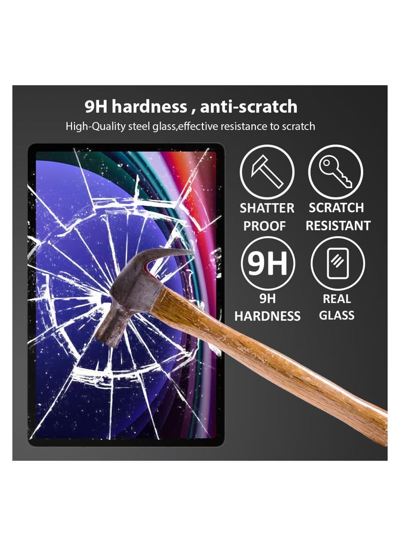 DUSALA Screen Protector compatible with Samsung Galaxy Tab S9 2023 Tempered Glass Film HD Full Coverage Easy Installation Bubble Free Application - Image 2