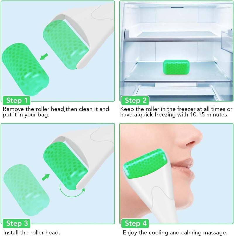 لاتمي أداة تدليك الوجه والعينين من LATME - بطارية قابلة للشحن، أبيض - Image 5