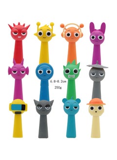 Y&D 12Pcs 3 To 3.2 Inch Incredibox Sprunki Toy Peripheral Game Doll Cake Baking Ornament Model  - Image 1