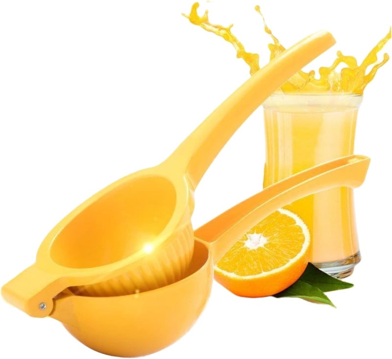 JDLYEVER Lemon Squeezer Lemon Clip Lemon Juicer Manual Juicer Fruit Juicer, Handheld Juicer Original Taste Aluminum Alloy Material Compact Size Ergonomic for Lemons, Oranges, & Other Fruits - Image 1