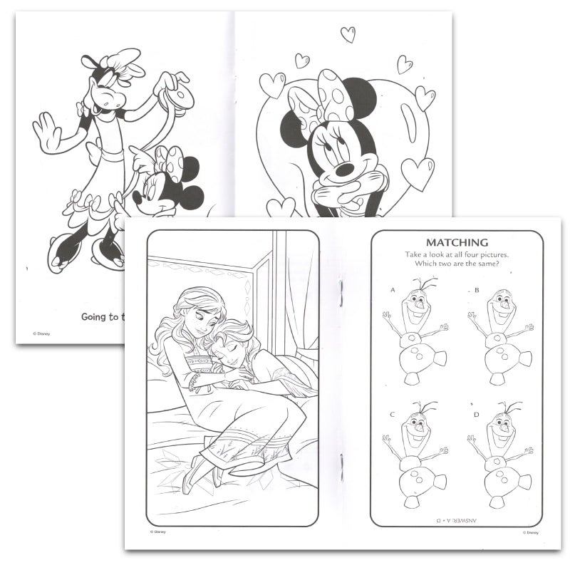 Bendon 24 Pack Small Coloring Books for Kids Ages 4-8, 2-4 - Bulk Coloring Bundle Classroom Rewards, Prizes, PreK Kindergarten Party Favors with Disney, Nick, More | Mini Activity Books for Boys, Girls - Image 5