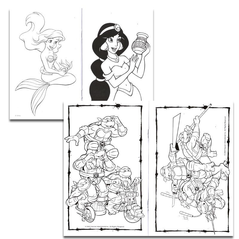 Bendon 24 Pack Small Coloring Books for Kids Ages 4-8, 2-4 - Bulk Coloring Bundle Classroom Rewards, Prizes, PreK Kindergarten Party Favors with Disney, Nick, More | Mini Activity Books for Boys, Girls - Image 3