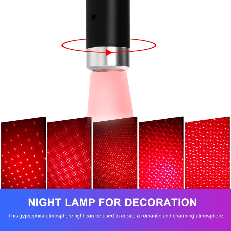 1 Pc Fashionable Light Beautiful USB Decoration Lamp (Black) - Image 2