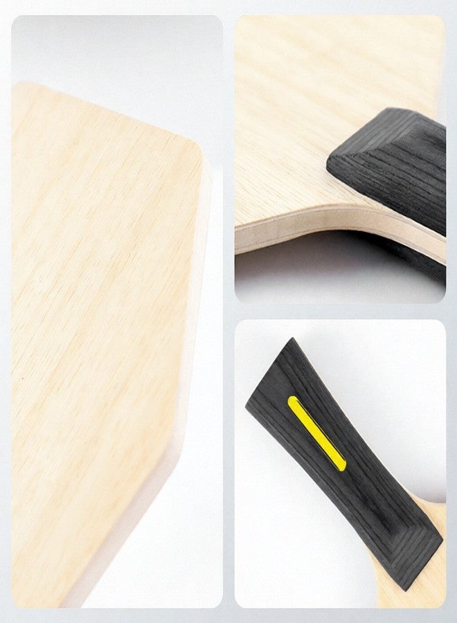 Boli 5-Ply Pure Wood Table Tennis Racquet Hexagon Ping-pong Bat Ping Pong Paddle - Image 3
