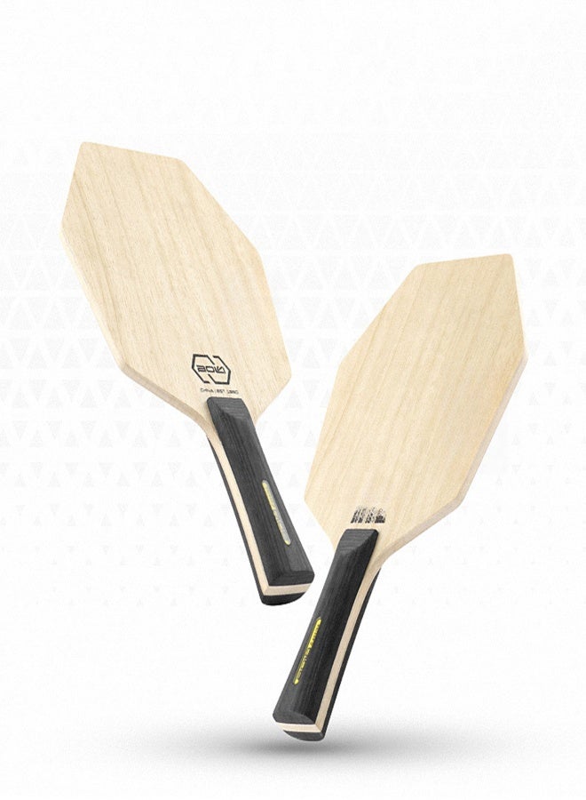 Boli 5-Ply Pure Wood Table Tennis Racquet Hexagon Ping-pong Bat Ping Pong Paddle - Image 5