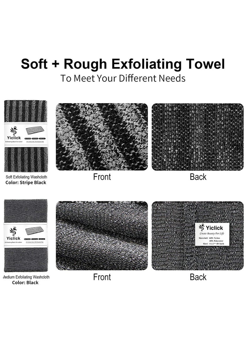 2 Pack Exfoliating Washcloth Towel Body - Image 5