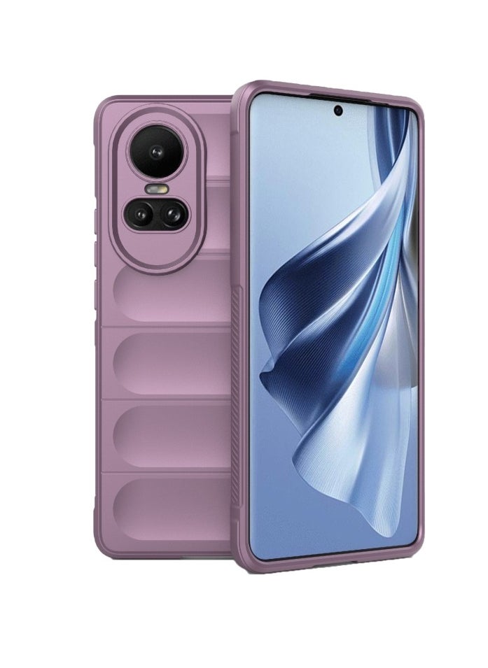 Generic - Magic Shield Tpu Silicone Shockproof Phone Case For Oppo Reno 10 5G/Reno 10 Pro 5G Lavender - Image 1