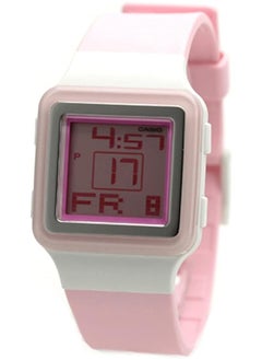Poptone Ladies Digital Dial Pink Resin Band Watch Ldf 20 4A