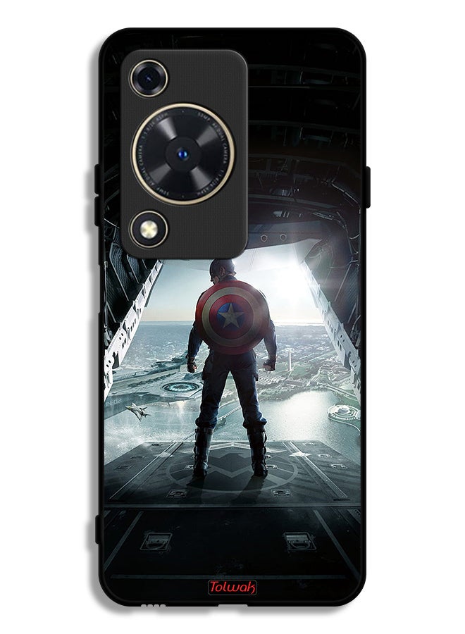 Tolwak Huawei Nova Y72S Protective Case Cover Portrait Display Captain America