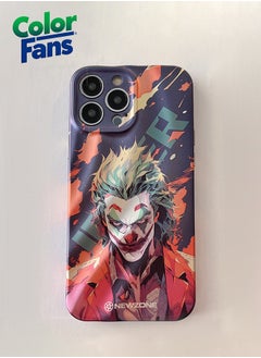 Blue and Red /Vertical Angry red-eyed joker