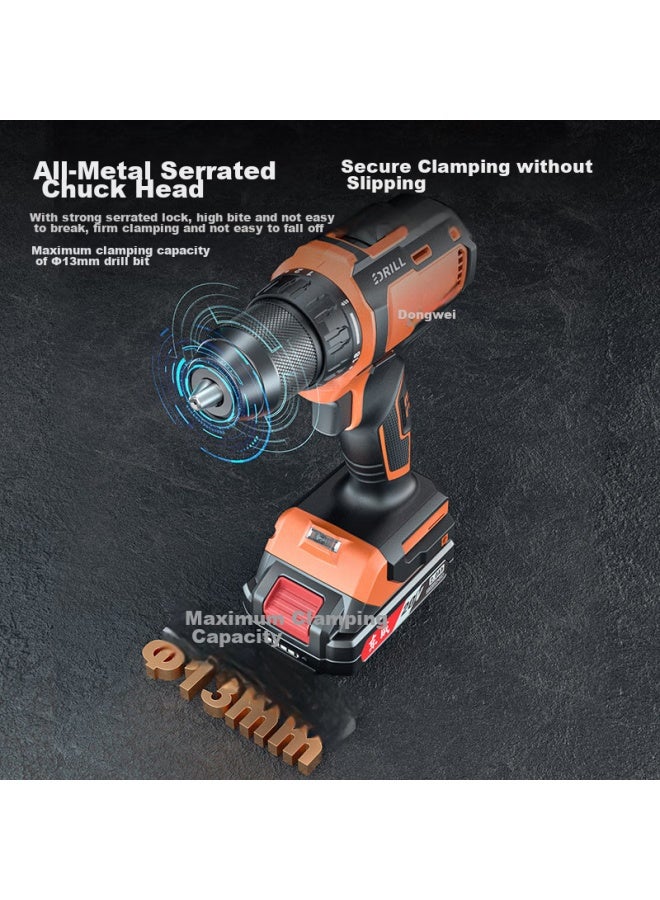 DONG Cheng Dongcheng 20v Lithium-ion Brushless Cordless Drill Dcjz2059d Screwdriver Kit With Single Battery - Image 4