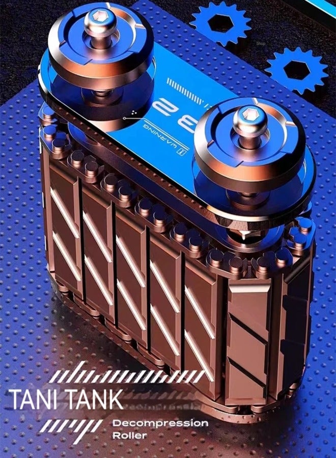 AROAQ دبابة فidget الرائعة - لعبة معدنية EDC لتخفيف التوتر للبالغين المصابين بالتوحد و ADHD والقلق - Image 3