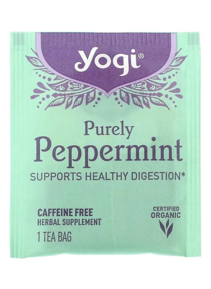Yogi Tea Purely Peppermint Caffeine Free16 Tea Bags 24 g  - Image 2