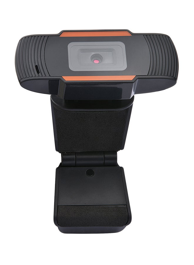DUSALA High-Definition USB Webcam With Microphone Orange/Black - Image 3