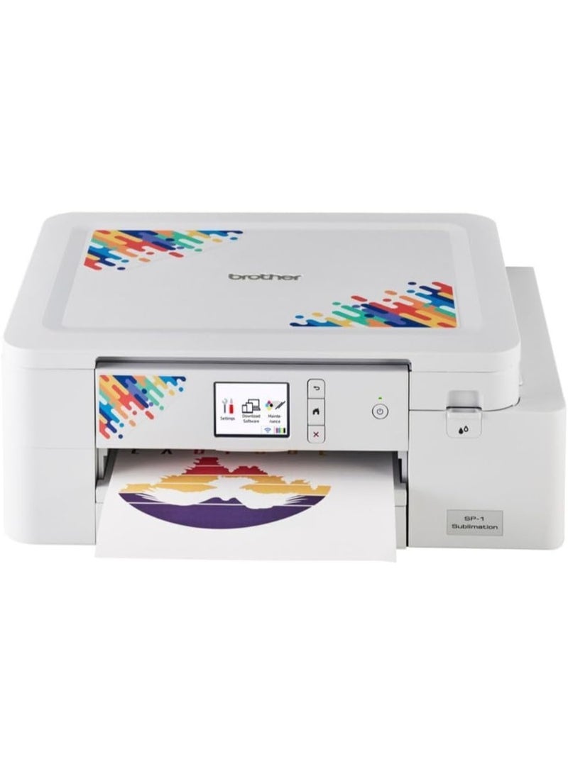 Brother Max Brother Sublimation Printer with Artspira App Support, 100 Sublimation Papers, and AR Functionality Bundle with Brother Genuine Sublimation Paper for SP1 Sublimation Printer (100 Sheets) - Image 1