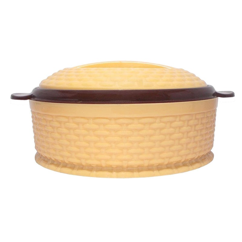 IDEAL PRIME Elegant BPA Free Double Wall Insulate Plastic Inner Steel Casserole 1200 ml | Airtight Hotpot Chapati Box Buffet Serving Dish Tableware Pack of 1 - Image 5