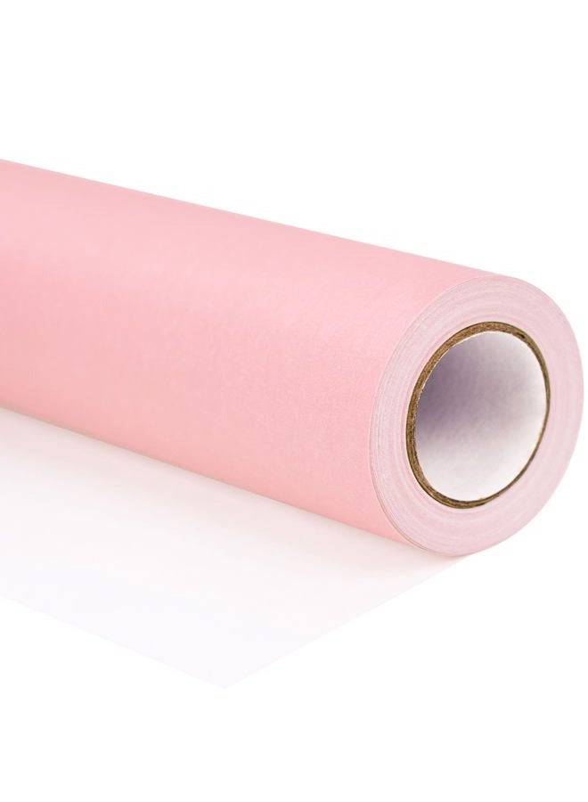 Shindel Pink Wrapping Paper Roll, 17"x 393"(32.8' Pink Bulletin Board Paper for Gifts Wrapping, Art Craft, Wedding, Birthday - Image 1