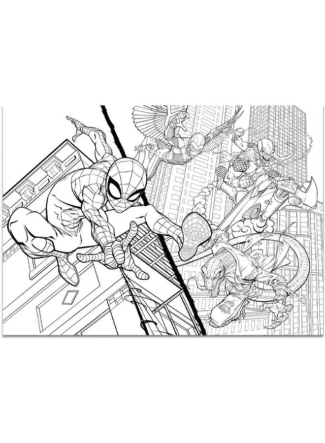 Lisciani Marvel Spiderman Double-Face Maxi Floor Puzzle - 4 x 48 Pieces - Image 3