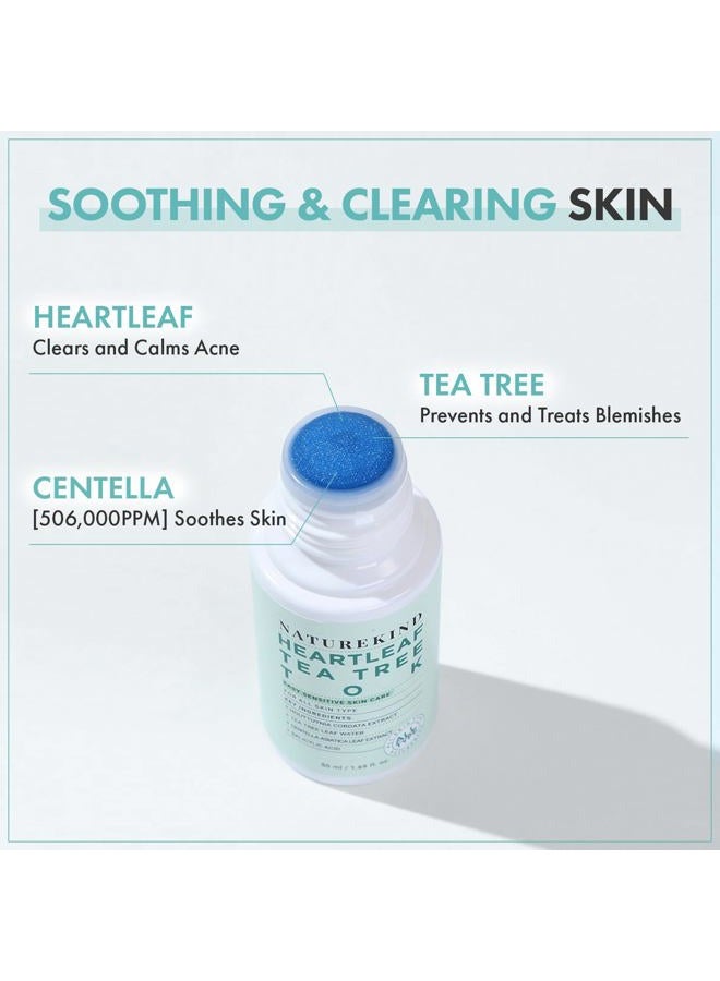 NATUREKIND Heartleaf Tea Tree Tok, Acne Treatment, Soothing Toner Serum, Centella Asiatica, Korean Facial Skincare for Pore Control, Calming, Nourishing. 50ml, 1.69 fl. oz. - Image 3