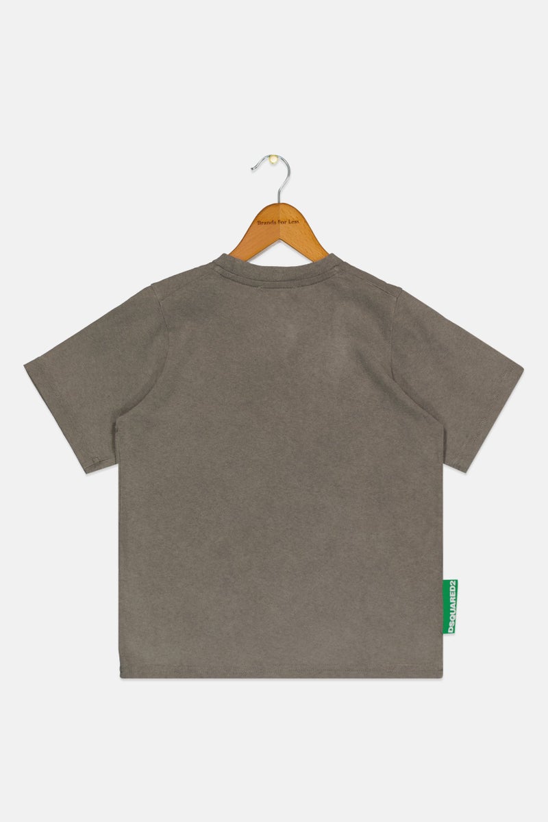 DSQUARED2 Toddlers Boy Short Sleeves Graphic Print T-Shirt, Grey - Image 2