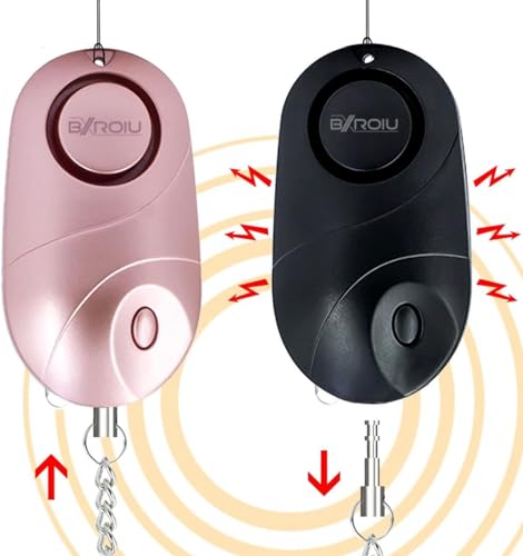 BXROIU 6Pack Personal Alarm Siren Emergency Self Defense Security with LED Lights Safety Alarm for Women Kids and Elders(Multicolored) - Image 2